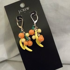J. Crew fruitie dangle earrings NEW on